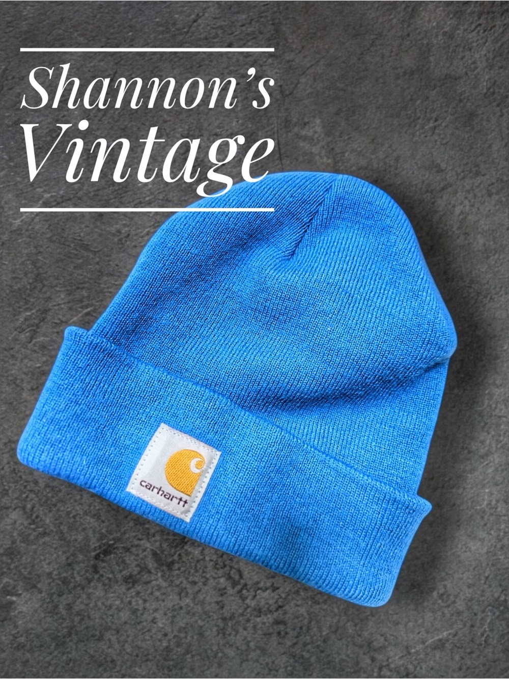 Carhartt Blue Youth/Child Unisex Beanie Hat